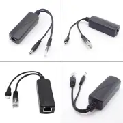 POE Splitter Cable 48V to 12V 5V mirco usb c Power Over Ethernet adapter