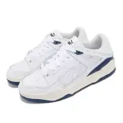 Puma Slipstream Lth White Persian Blue Men Casual LifeStyle Shoes 387544-18