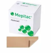Mepitac Soft Silicone Secure & Gentle Fixation Tape 1.5'' x 59'' -2 Pack