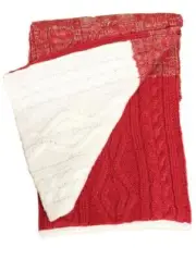 Womens Isotoner Scarfs or Toboggan's Red & Red/White