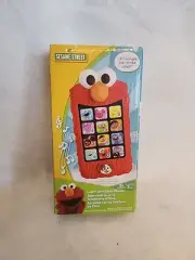 SESAME STREET Toy Phone Learn with Elmo Pretend Play, Baby Toddler Learning