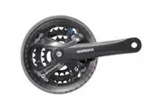 SHIMANO Crankset Shimano FC-M361 7/8 Speed 22/32/42 175mm Black