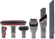 SGerste 6pcs/Set Vacuum Cleaner Kits Hose Connector Tools Brush Adapter Replacement Accessories for Dyson V6 V7 V8 AOD