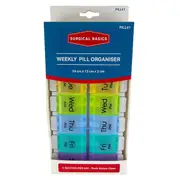 [Elastoplast] Surgical Basics AM/PM Weekly Pill Organiser Assorted Colours
