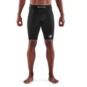BARGAIN || Skins Series-1 Mens Compression Half Tights (Black)