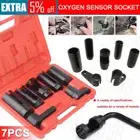 7PCS 1/2"Drive Oxygen Sensor Socket Sensor Lambda Tool Set All Sizes Vehicle AU