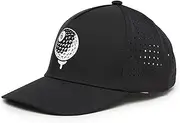 [Funky Junque] Men's Performance Golf Hat - High Crown Cap, Moisture-Wicking