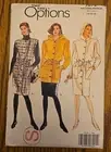 1990's Butterick Vogue Sewing Pattern Uncut 8 10 12 Women Dress Coat 7879