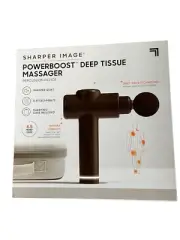 Sharper Image Power Boost Deep Tissue Massager New In Box