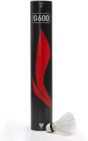 Li-Ning G600 Goose Feather Shuttlecock Colour:White Style Name:Badminton Shut...
