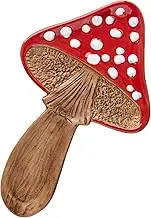 Spoon Rest Spoon Holder for Stove Top Cute Mushroom Spoon Rest for Kitchen Counter Ceramic Spatula Holder Utensil Rest
