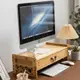 顯示器增高架臺式電腦屏幕實木增高支架桌面收納托架支架墊高架子