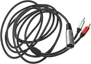 WESIEVYA to Audio Cable Balanced Microphone Connection Cord Durable and Flexible Strong Interference for Mic Mixer Speaker and Audio Equipment