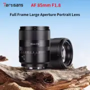 7Artisans 85mm F1.8 AF Auto Focus Full Frame Prime Lens for Sony E-mount Cameras