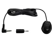 Car Microphone Mic Fits 3.5mm & 2.5mm Bluetooth Enabled Stereo Audio DVD GPS