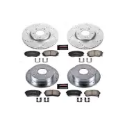 PowerStop Disc Brake Kit - Front and Rear - Fits Kia Sportage 2012-2016 Z23 EVOL (for: Kia)