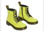 Dr Martens 1460 J Boots Romario Sulphur Yellow BNIB RRP $169 UK 3 US 4 EU 36