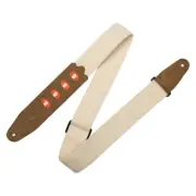 Levy's 2" Cotton PickPocket Guitar Strap - Natural