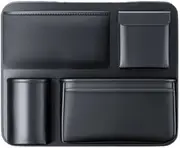 PU Leather Trunk Storage Bag with Hook-and-Loop Fastener Seat Back Storage Pouch For SUV MPV