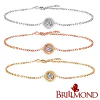 在飛比找蝦皮商城優惠-【BRILLMOND JEWELRY】鑽石手鍊 10分 18