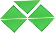 SUPVOX 5pcs Foosball Table Corner Protectors Triangle Edge Cushions for Football Table Plastic Covers Scratch Easy to Clean