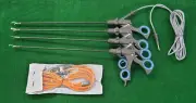 4pc Laparoscopic Grasping Forceps 5mmx330mm with Cable Reusable Instruments
