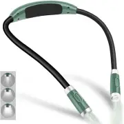 Luz de lectura de cuello recargable USB manos libres para cama