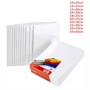 Canvas Panel, Value Pack 10Pcs, Assorted Size, For Painting or Drawing