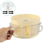 2-Tier Lazy Susan Spice Rack 360° Rotatable Spice Rack Rotating Turntable gyVjX