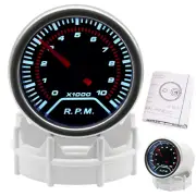 2'' 52mm Universal Digital LED RPM Tacho Tachometer Gauge LED 0~10000 RPM 12V