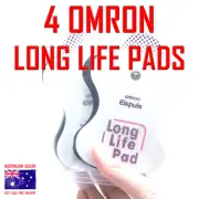 Omron ELECTRODE TENS 4 LONG LIFE PADS - 250 + SOLD ⭐⭐⭐⭐⭐