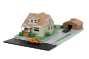 JADA DIORAMA DOMINIC TORETTO HOUSE FAST AND FURIOUS WITH 2 CARS NEW IN BOX SET