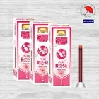 Pure Rose Bamboo Free Incense Dhoop Stick. Sacred Scents Parimal 50g. [3 Pack]