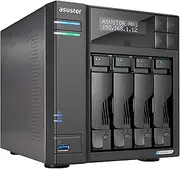 Asustor Lockerstor 4 Gen 2 AS6704T | 4 Bay NAS, Quad Core 2.0GHz CPU, 4 M.2 PCIe 3.0 SSD Slots, 2 2.5GbE Ports, 4GB RAM DDR4, Network Attached Storage (Diskless)