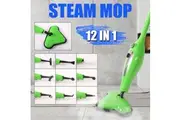 12 in 1 Multi Foldable Steam Mop Handheld Floor Steamer Carpet Cleaning Cleaner