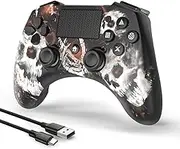 ZFY PS4 Controller,Wireless Controller for PS4/Slim/Pro/PC with 3.5mm Audio Jack/Dual Vibration/6-Axis Motion Control/Touch Pad