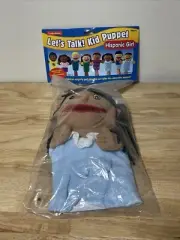 New Lakeshore Let’s Talk Hispanic Girl Hand Puppet Multicultural