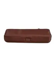 Lug Pill Box Case Choo Choo in Copper Brown Magnetic Holder Organizer Compact