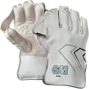 Gunn & Moore GM Cricket Wicket Keeping Keeper Gloves | 606 | PU Faux Leather Back of Hand | PU Lining & Pimple Rubber Palm |