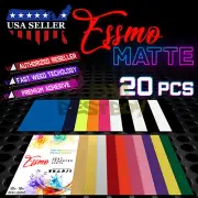 16 Colors 20pcs Heat Transfer Vinyl 12"x10" Sheets T-Shirt HTV Iron On Bundle
