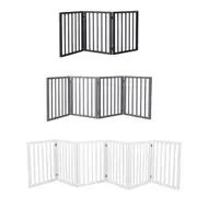Pawz Wooden Pet Gate Dog Fence Retractable Safety Stair Barrier Security Door