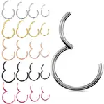 ///MM NOSE RING HINGED CLICKER SEGMENT NOSE RINGS HELIX