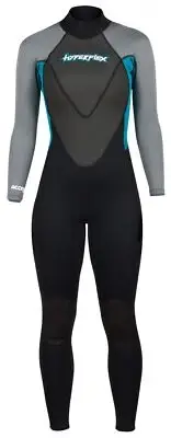 3/2mm Hyperflex ACCESS Women's Back Zip Fullsuit - Black/Teal