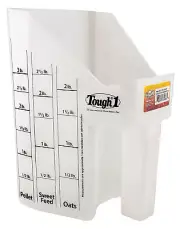 Feed Scoop with Measurements (Tough 1)