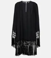 [Taller Marmo] Taller Marmo Murray linen shift dress AU 8 black