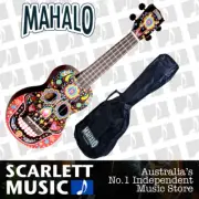Mahalo Art Series Day of the Dead Soprano Ukulele ( SKBK ) w/Gigbag