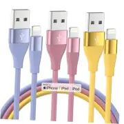 iPhone Charger 3Pack 10FT Apple MFi Certified Lightning Cable Fast Charging