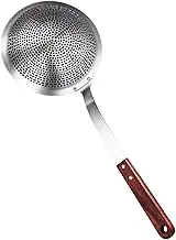 LIGIGWASH Stainless Steel Skimmer Ladle Versatile Hot Pot Strainer Spoon for French Fries Poached Eggs Vegetables Meat Wonton Practical Design with Hanging for Easy Storage