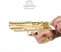 在飛比找有閑購物優惠-Ugears 自我推進模型 - 沃夫001手槍 來自烏克蘭.
