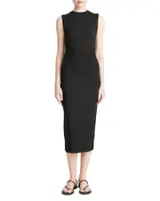 Vince Ruched Side Sheath Dress
